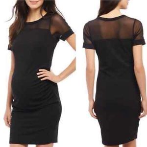 Motherhood Maternity Mesh Short Sleeve Dress size Medium